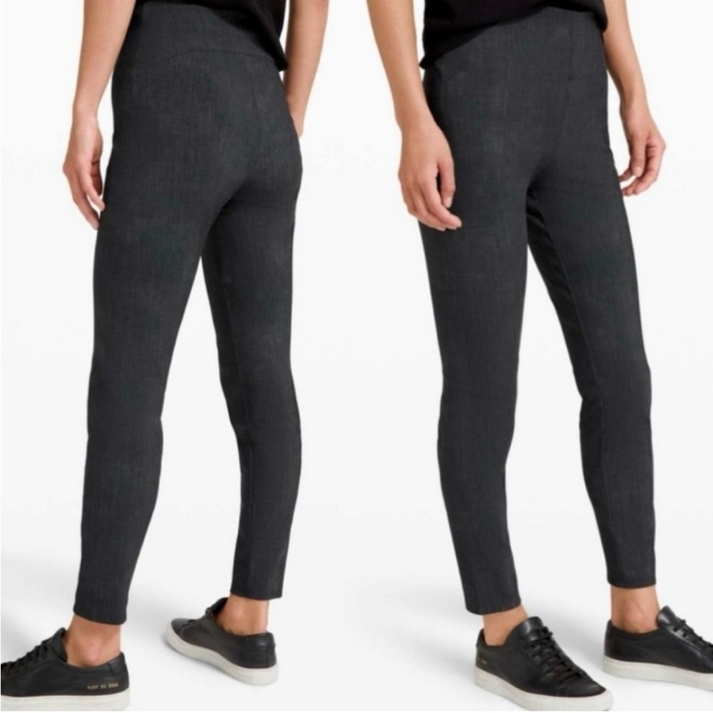 Lululemon Womens HERE TO THERE HR PANT Dark Gray High Rise Trousers Sz 4